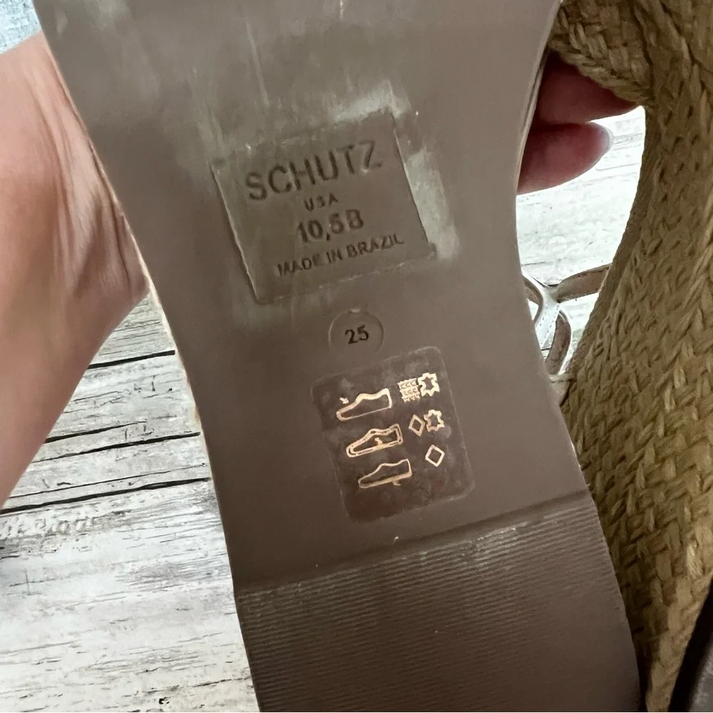 Schutz Dyandre Espadrille Platform Sandal